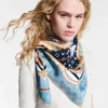 Louis Vuitton Reversible Silk Twill Scarf - 90 x 90 cm