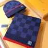 Louis Vuitton Hat and Scarf Set