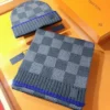 Louis Vuitton Hat and Scarf Set