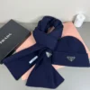 Prada Unisex Cashmere-Rabbit-Hair Hat and Scarf Set - Ref. SCPRADA0002