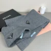 Prada Unisex Cashmere-Rabbit-Hair Hat and Scarf Set - Ref. SCPRADA0004