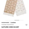 Vivienne Westwood Scarf with Allover Orb Logo Jacquard