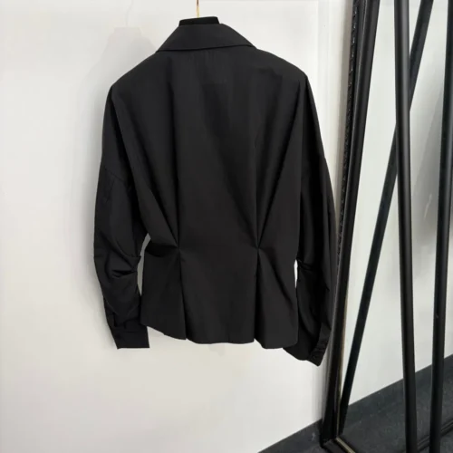 Alaïa Women's Long-Sleeve Pleated Pleated Apparel - Ref. WCALAIA0001