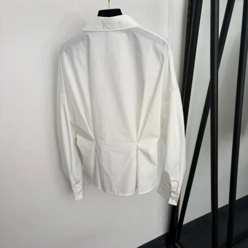Alaïa Women's Long-Sleeve Pleated Pleated Apparel - Ref. WCALAIA0001