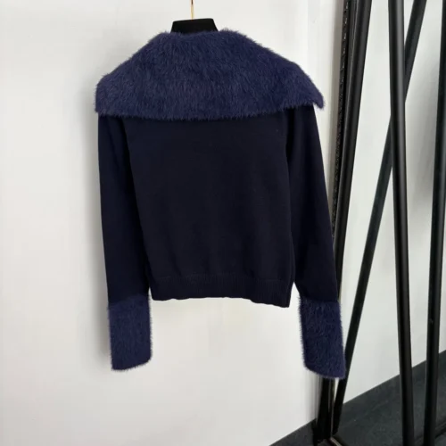 Balmain Women's Long-Sleeve Collared Double-Breasted Cardigan - Ref. WCBALMAIN0003