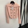 Balmain Women's Long-Sleeve Collared Double-Breasted Cardigan - Ref. WCBALMAIN0003