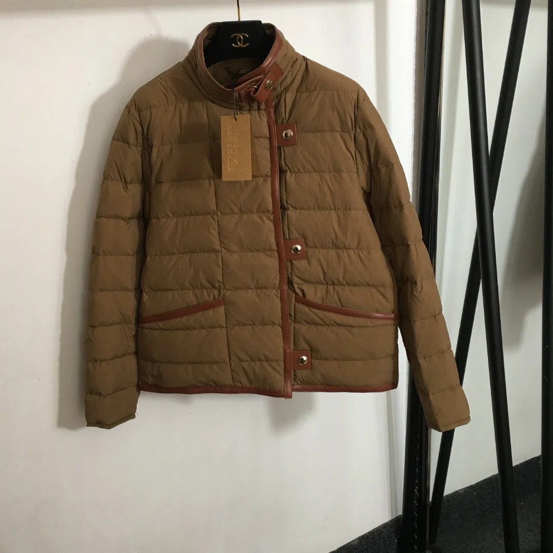 WCBURBERRY0012-01 Burberry Women's Black Long-Sleeve Down Jacket - Ref. WCBURBERRY0012
