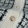 Chanel Women's Check-Pattern Color-Block Wool Cardigan - Ref. WCCHANEL0094