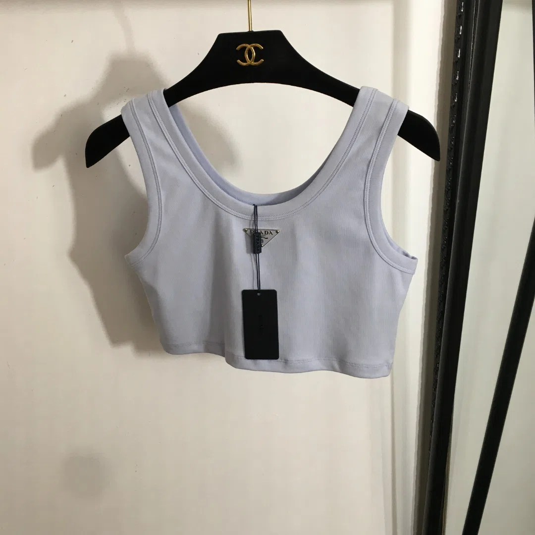Prada Women's Cropped Padded Vest - Ref. WCPRADA0009